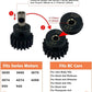 GLOBACT RC Metal Steel Spur Gear 54T 32P with Pinions 15T/17T/19T for Traxxas Slash 4x4, Rally, Stampede