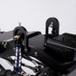 2Pcs Aluminum Front/Rear Shock Tower Hoops Bracket Mount For 1/10 Rc Car Rc4Wd Gelande Ii Chassis (Rear Shock Hoops)