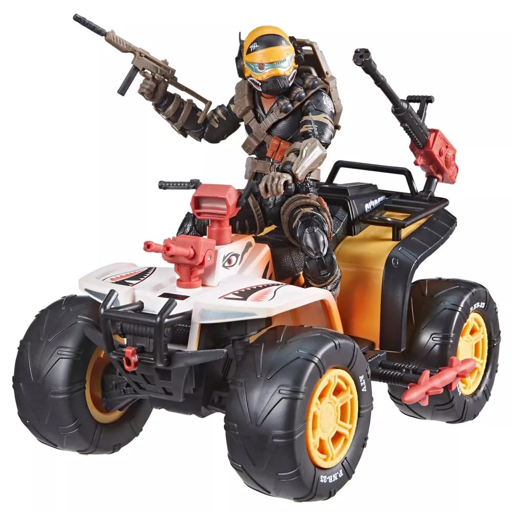 G.I. Joe Classified Series Tiger Force Wreckage Action Figure & Tiger Paw ATV - Exclusive, Multicolor, Model F9435, Plastic
