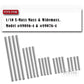 RCMYou RC Upgrades Part 8940X Suspension Pin Set,Complete (Hardened Steel),Includes:(4) 4x85mm (4) 4x46.5mm (4) 4x28mm (4) 4x26m