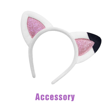Shelovesit Rainbow Cat Birthday Outfit For Girls, Rainbow Tutu Dress Up Halloween Costume Party (120Cm/5T-6T)