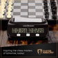 Chess Armory Digital Chess Clock - Portable Timer with Tournament Features, Black, Model LT1019001, Plastic Material
