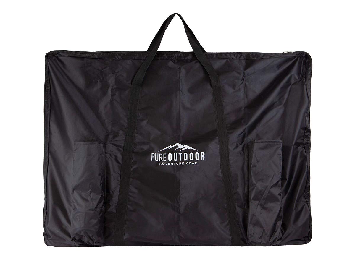 Monoprice Giant Four-In-A-Row - For Tailgating, Bbqs, Camping, Outdoor Events, And Much More - Pure Outdoor Collection, Wood, 34 X 26 X 4.25 Inches