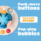 Likee Montessori Toys For Baby 1+ Years Old, Sensory Development Toys For Toddlers 1-3, Silicone Pull String Travel Toy For 18+