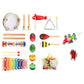 Club Bollywood12X Montessori Percussion Instrument Educational Toys For Babies Age 3 To 10|Toys & Hobbies|Educational|Music & Ar