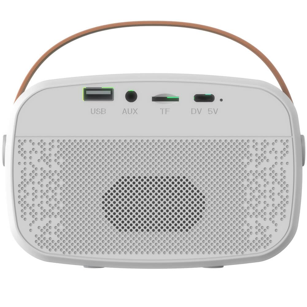 IQ Sound IQ-908K Mini Karaoke Bluetooth Speaker with Wireless Microphone, RGB Lights Surround, Fun Voice Changing in Rechargeabl