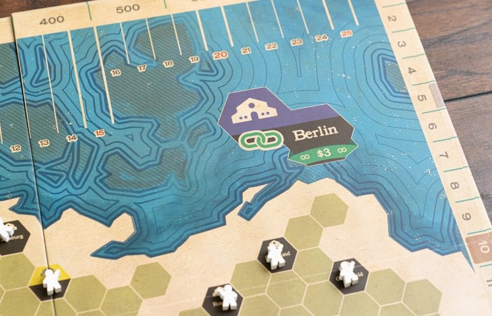 Capstone Games Ride The Rails: France & Germany Expansion - Strategy Board Game for 3-5 Players, Ages 14+, 45-60 Min Play Time, Multicolor