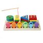 Merabufa Montessori Toys For 1 2 Years Old,Baby Sorting Stacking Toys For Toddlers Shape Sorters Wooden Block Birthday Gifts For