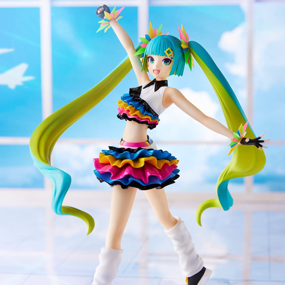 Sega - Figurizm - Hatsune Miku - Project Diva Mega39'S - Hatsune Miku - Catch The Wave Statue, 9.8 Inch