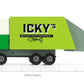 Candycar Wooden Diecast Collection - Garbage Truck, Premium Handcrafted Beech Wood Toy Car