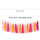 Hot-Pink Orange Fall Party-Decorations Tassel-Garland - 15pcs Groovy Baby-Shower Birthday Wedding Bridal Tassel, Autumn Thanksgi