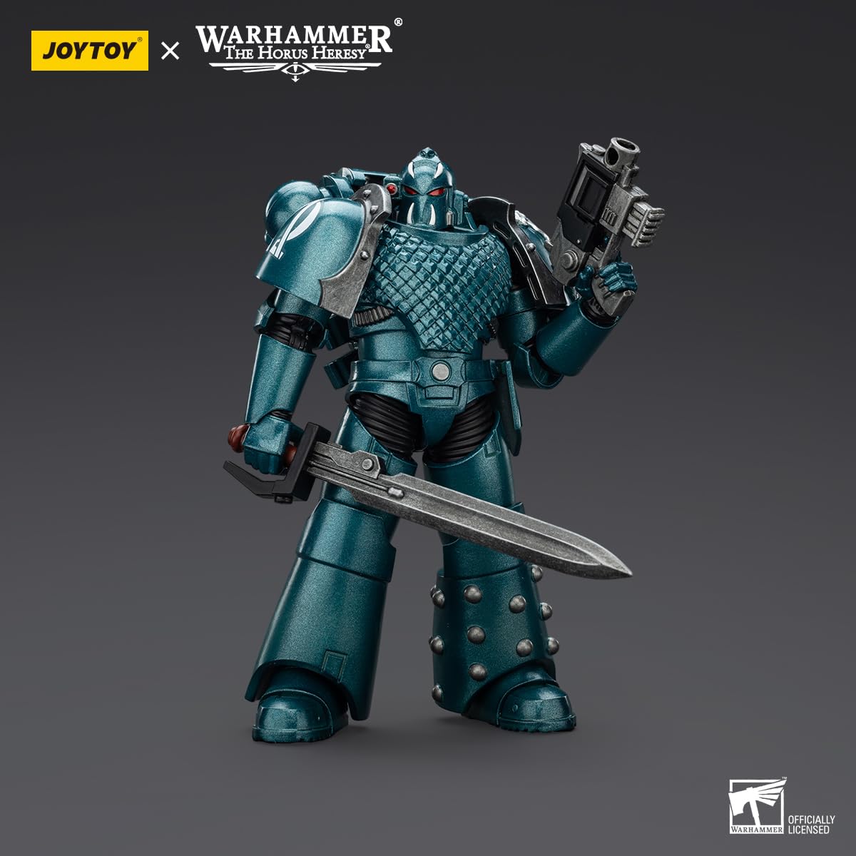 malt-inspiredISE JOYTOY 1/18 Action Figures - Warhammer The Horus Heresy Alpha Legion Headhunter Prime - 5 Classic Character Collectible Age 15 and Above