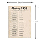 Qupt 70Th Birthday Party Games, Music Of 1955 Trivia, Pack Of 30 Cards For Adults, Ages 216+