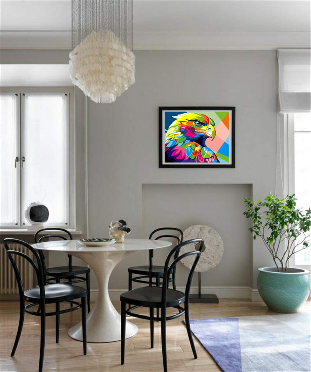 Komking Paint by Numbers for Kids & Adults Beginner, Paint by Number Kits on Canvas, Acrylic Painting Kits for Art Crafts, Color