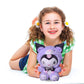 Veakeqe 9 Inch Plush Toys, Cartoon Plush Dolls Soft Stuffed Animals, Cute Anime Plush Figure Toy, Girl Christmas Birthday Gift For Kids Children Fans (Purple)