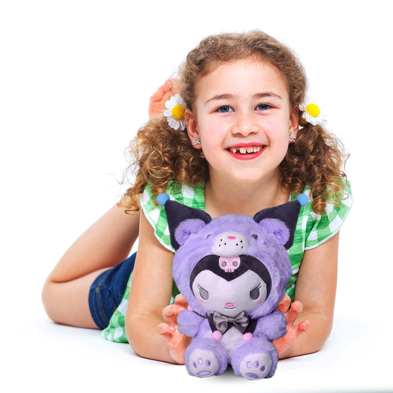 Veakeqe 9 Inch Plush Toys, Cartoon Plush Dolls Soft Stuffed Animals, Cute Anime Plush Figure Toy, Girl Christmas Birthday Gift For Kids Children Fans (Purple)