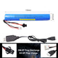 Kbt 7.4V 1200Mah Li-Ion Rechargeable Battery Pack With Sm-2P Plug & Xh-3P Charging Plug, Lithium-Ion Battery With Usb Cable For
