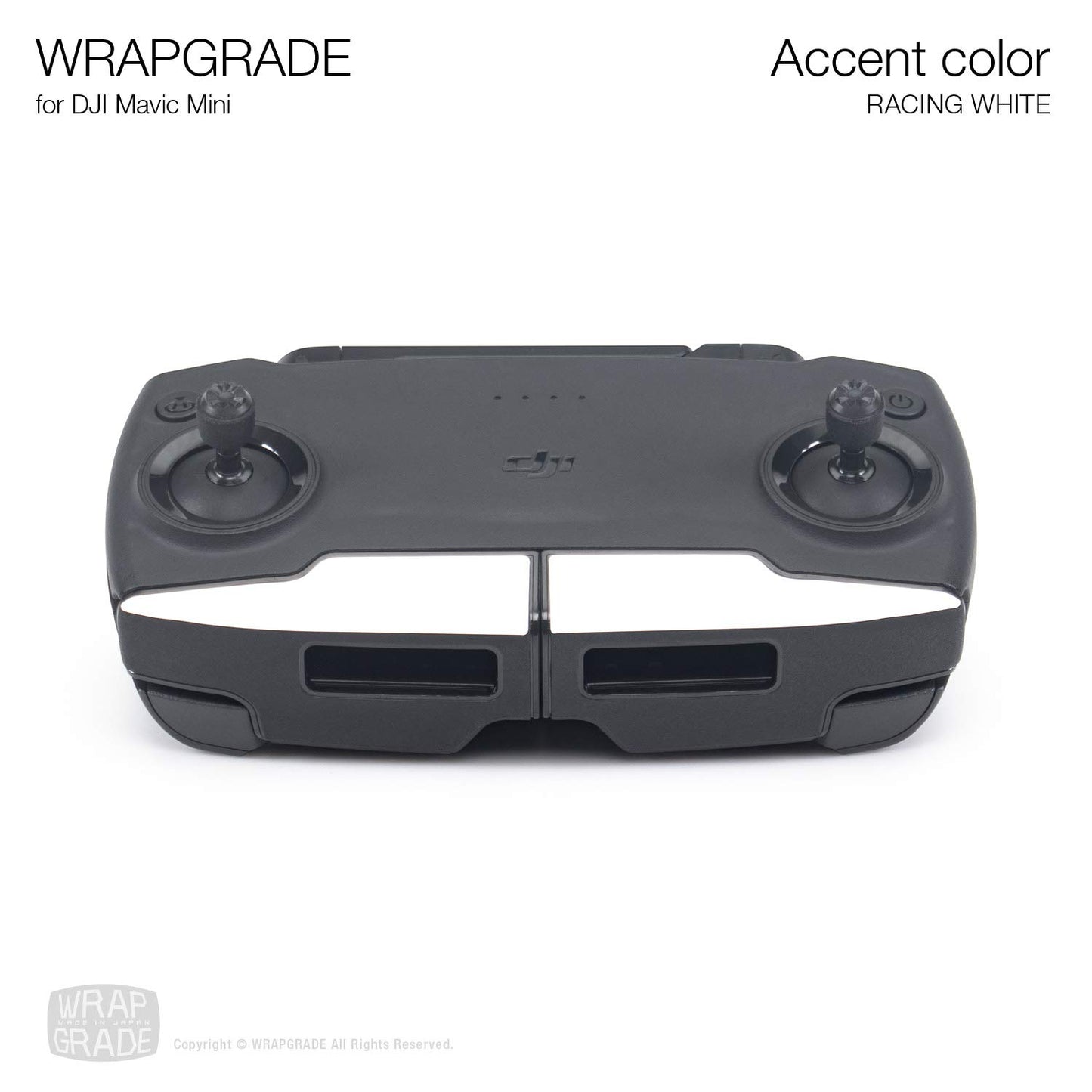 Wrapgrade Skin Compatible With Dji Mavic Mini | Accent Color (Racing White)