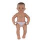 Miniland Asian Boy Newborn Baby Doll 15.75', Anatomically Correct, For Children 10 Months And Older, Soft Vinyl Body, Made In Spain, Defined Facial Features