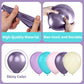Pink Blue Purple Balloon,60 Pcs 12 Inches Metallic Purple Sand White Balloons For Kids Butterfly Birthday Decorations Birthday Balloons Baby Shower Engagement Party Supplies