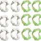 24 Pcs Vampire Fangs, Plastic White And Glow In The Dark Vampire Teeth For Dress Up Costume Cosplay Photo Props Halloween Christ