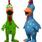 Multipet Latex Grunting Toy Bundle Color:Chicken Pack Of 2