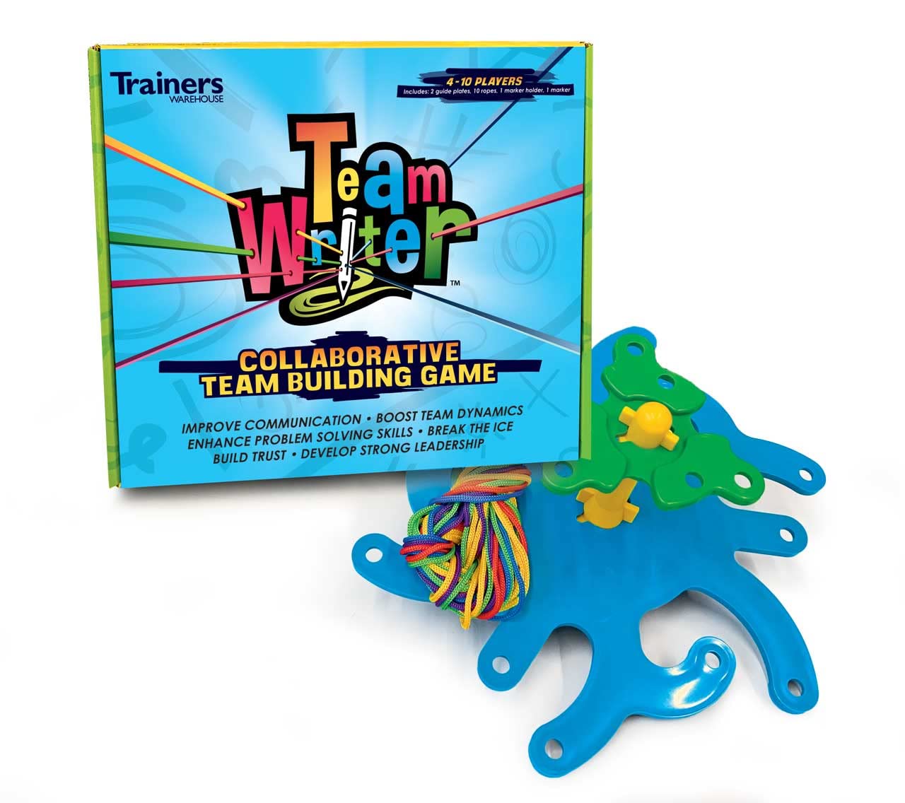 Trainers Warehouse Teamwriter® Team Building Game | A Fun Collaborative & Challenging Activity - Perfect For Any Office Or School Group