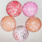 52 Pcs Pink Birthday Balloons With Birthday Party Pattern Children'S Birthday Balloons Decoration Suitable For Girls Birthday Pa