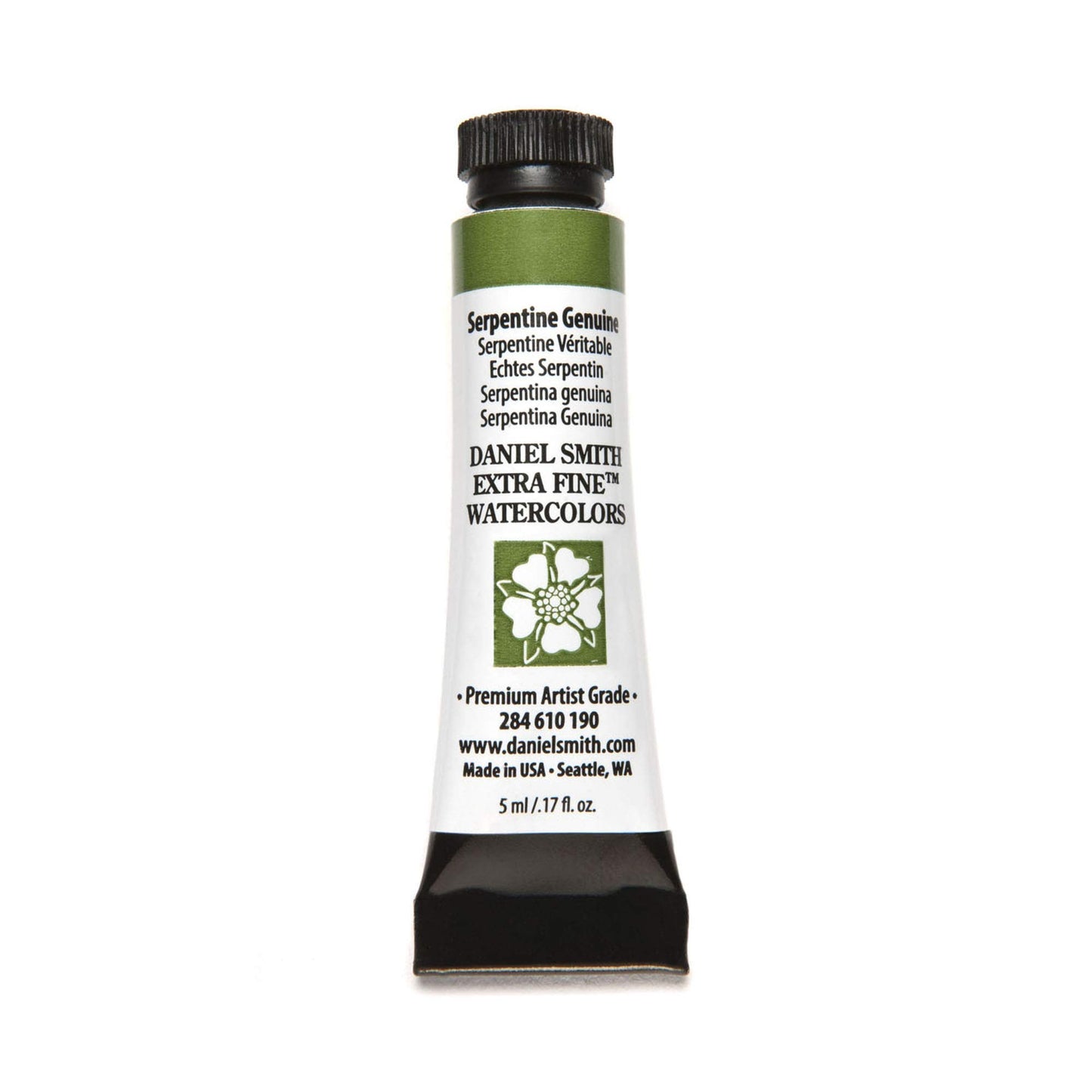 Daniel Smith 284610190 Extra Fine Watercolors Tube, 5Ml, Serpentine Genuine, 0.17 Fl Oz (Pack Of 1)