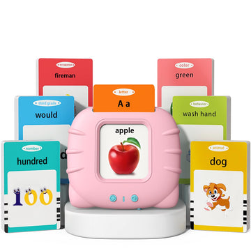 Kidzdo Toddler Audible Flash Cards With Music, Montessori Toys, Pocket Speech Therapy Toys, 600 Sight Words, Alphabet, Numbers 0
