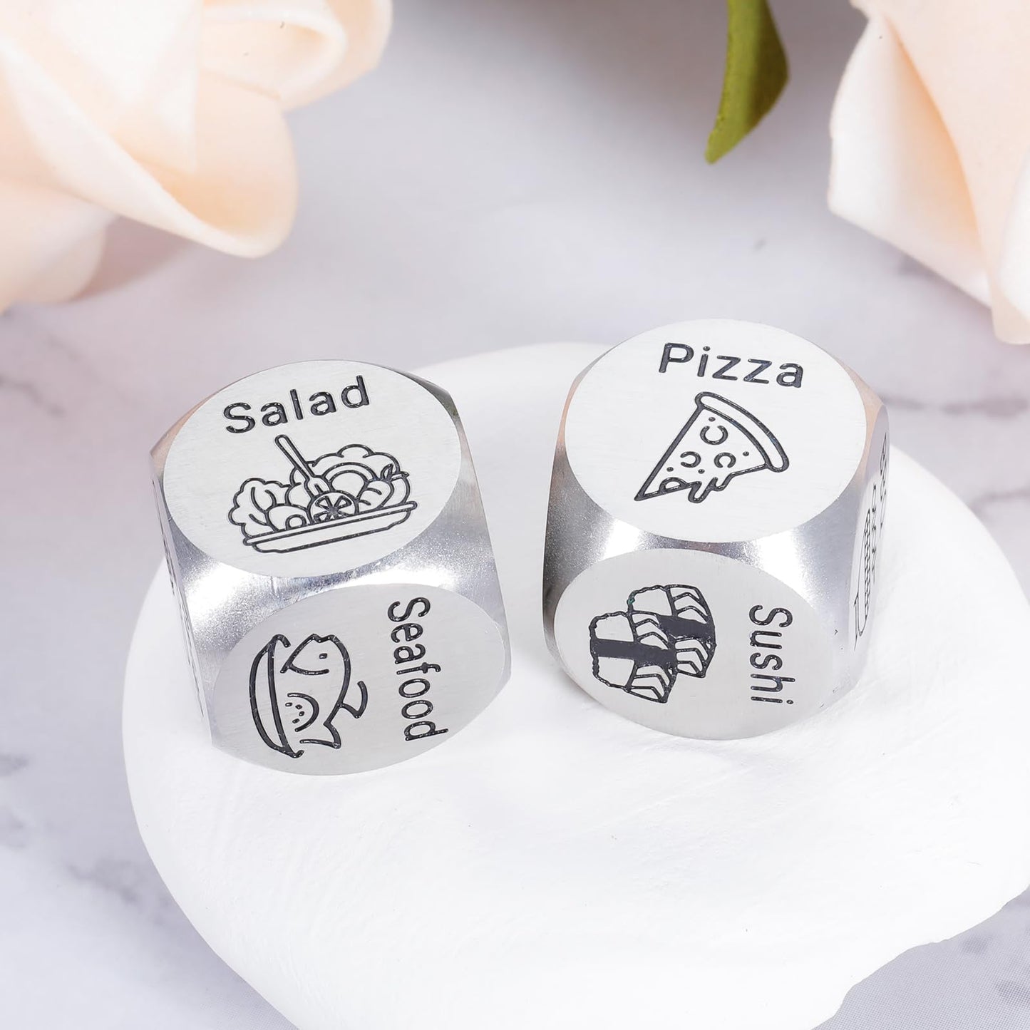 What To Eat For Dinner Dice, Girlfriend Boyfriend Valentines Day Gifts, Mens Gifts, Food Movie Dice, Valentines Day Gifts For He