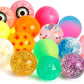 Promote Trader 10 pcs Crazy Bouncy Jumping Balls Set 32 mm Birthday Return Gift Indoor Outdoor Games for KidsDifferent Designs 