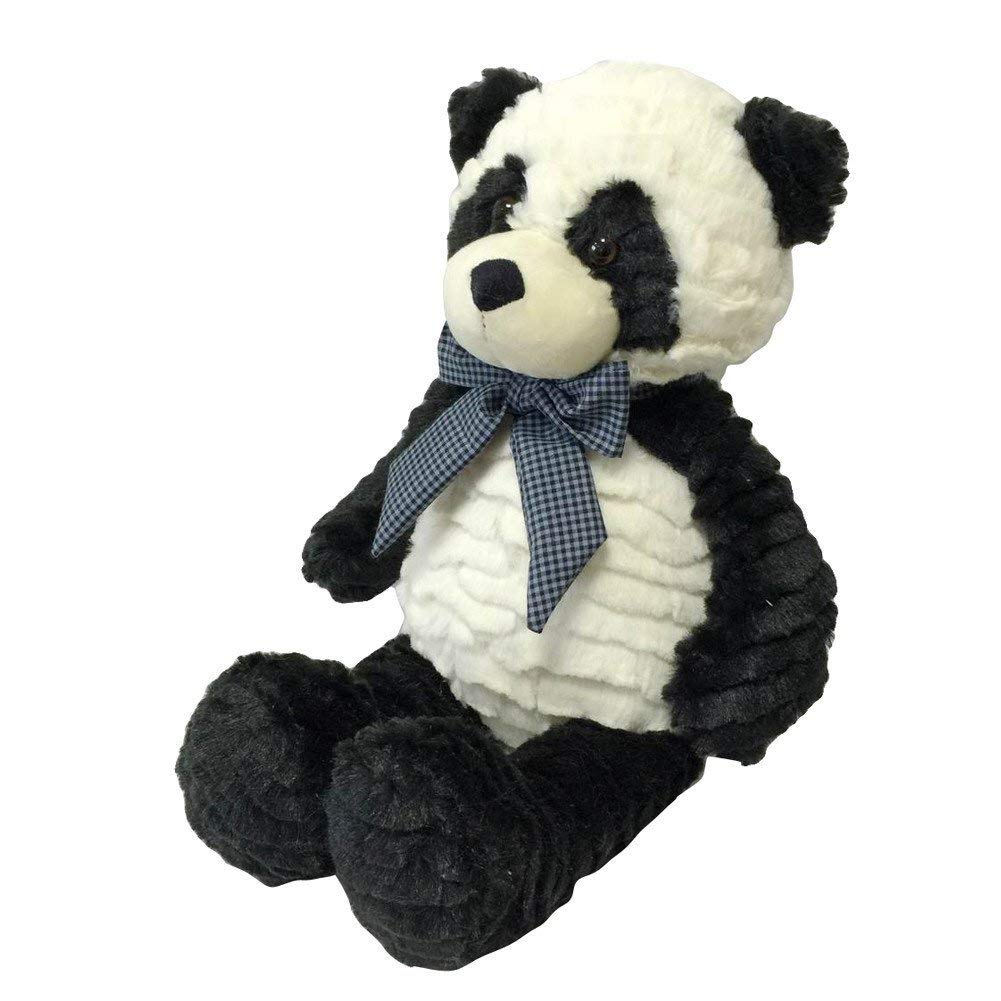 Snuggle Stuffs Plush Sitting Charcoal And Cream Precious Panda Bear, 18'