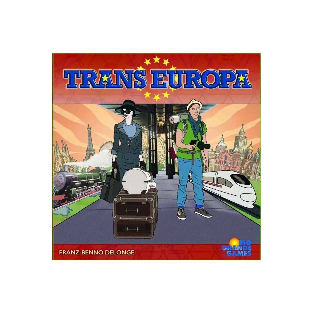 Rio Grande Games Transeuropa Board Game - RIO273 Model, Strategy Gameplay