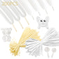 200 Pcs 260 Balloons Long Balloon White And Clear Balloons Twisting Animals Balloons For Balloon Arch Garland Birthday Wedding P