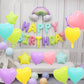 30 Pcs Pastel Colorful Heart Balloons 18In Rainbow Heart Shaped 18 Inch Balloons Helium Mylar Balloons Foil Balloon Baby Shower