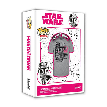 Funko Pop! Boxed Tee: The Mandalorian - Mando - L