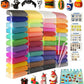 Aretor Air Dry Multicolor Clay (Pack Of12), Light Colorful Modeling Clay Fluffy Bouncing Clay Kit With Art Tool