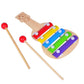Nprc Wonderful Voice MultiColor Guitar Wooden Xylophone For Kids Musical Toy