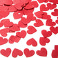 Hot Red Heart Confetti Wedding Birthday Party Favors Love Theme Table Scatter Decorations, 1.2 inch, 200pc