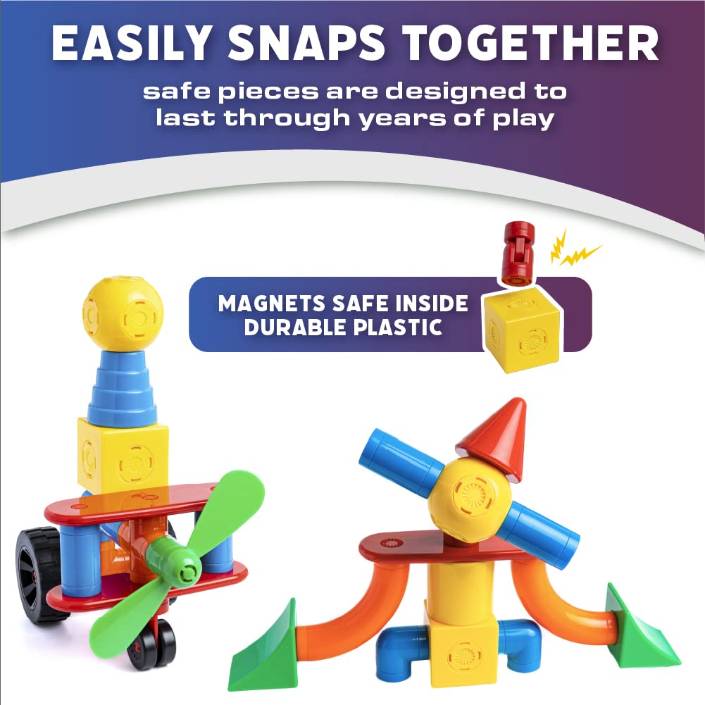 Mag Builder Building Toy Play Set, 40 Pieces