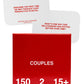 WE'RE NOT REALLY STRANGERS Couples Edition Card Game - Fun Party Games for mature-themeds  mature-themed Game Night Parties to Strengthen Relationship  150 Questions & Wildcards for Date Night  Ages 15+  2-6 Players