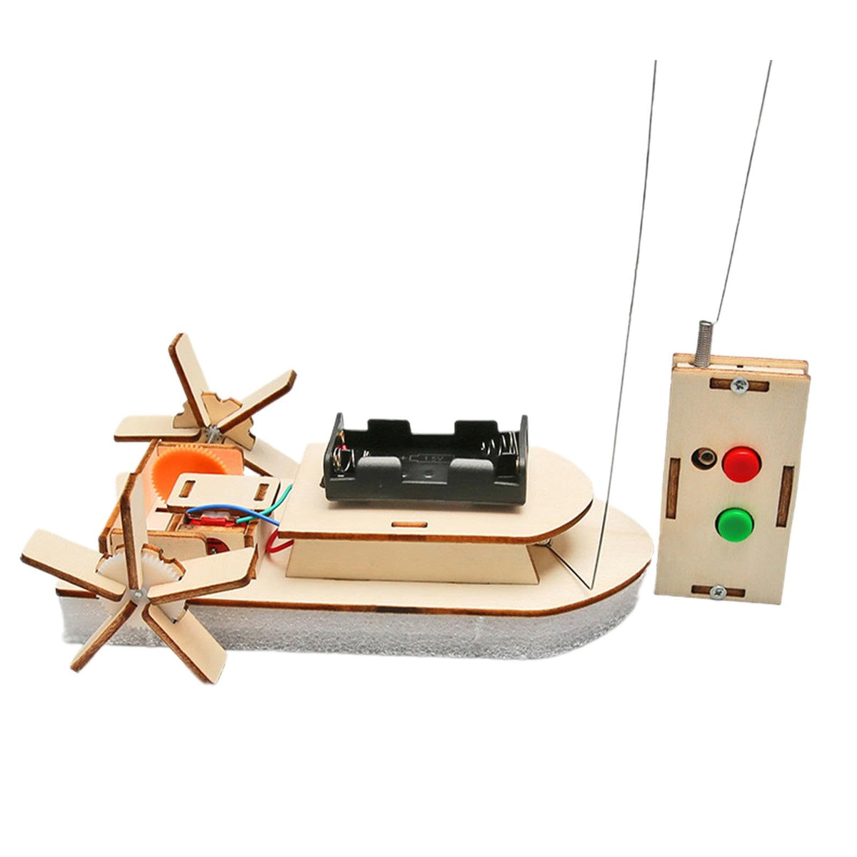 Heavenglow Diy Science Experiment Kits Rc Boat Learning Toy For Students Boys And Girls|1 Wooden Science Experiment Toy| Other S