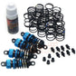 Yeah Racing Shock-Gear 50mm Damper Set for 1/10 RC Touring M-Chassis Car Blue #DSG-0050BU
