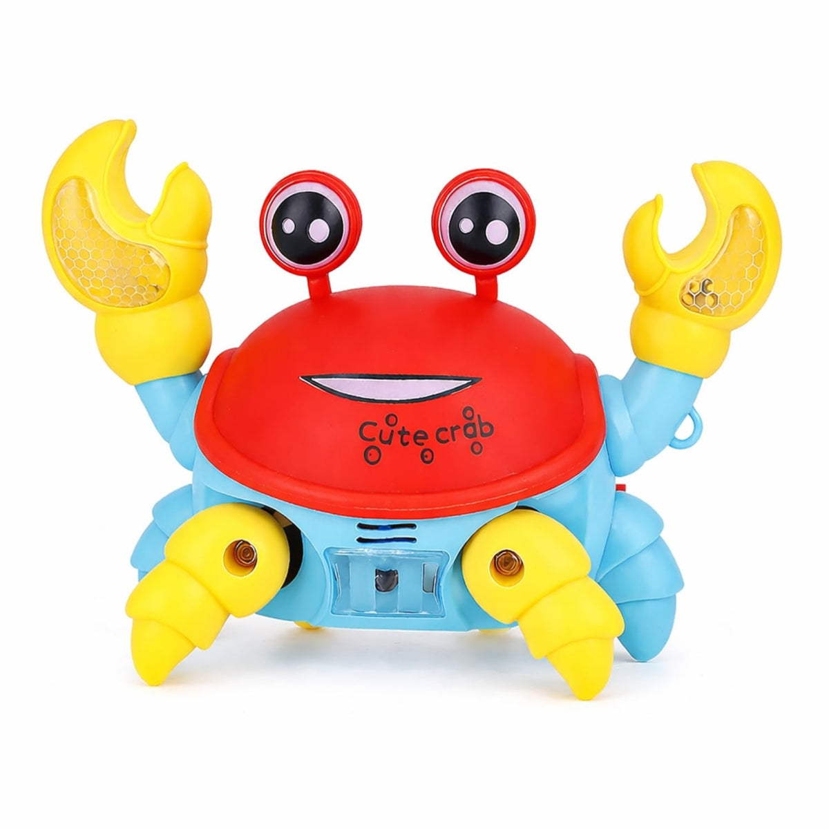 Urban Tots Crawling Crab Baby Toys With Music & Lights | Interactive Walking Dancing Sensory Toy With Obstacle Avoidance | Tummy