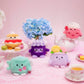 BumBumz TeatimeBumz Plush 5-Pack - British Scone, Pot of Tea, BlackBerry Jam, Tea Bag, Flower Pot - RBBZ01513, Polyester