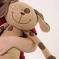 Snuggle Stuffs Plush Sitting Brown Peppered Puppy Dog, 15'