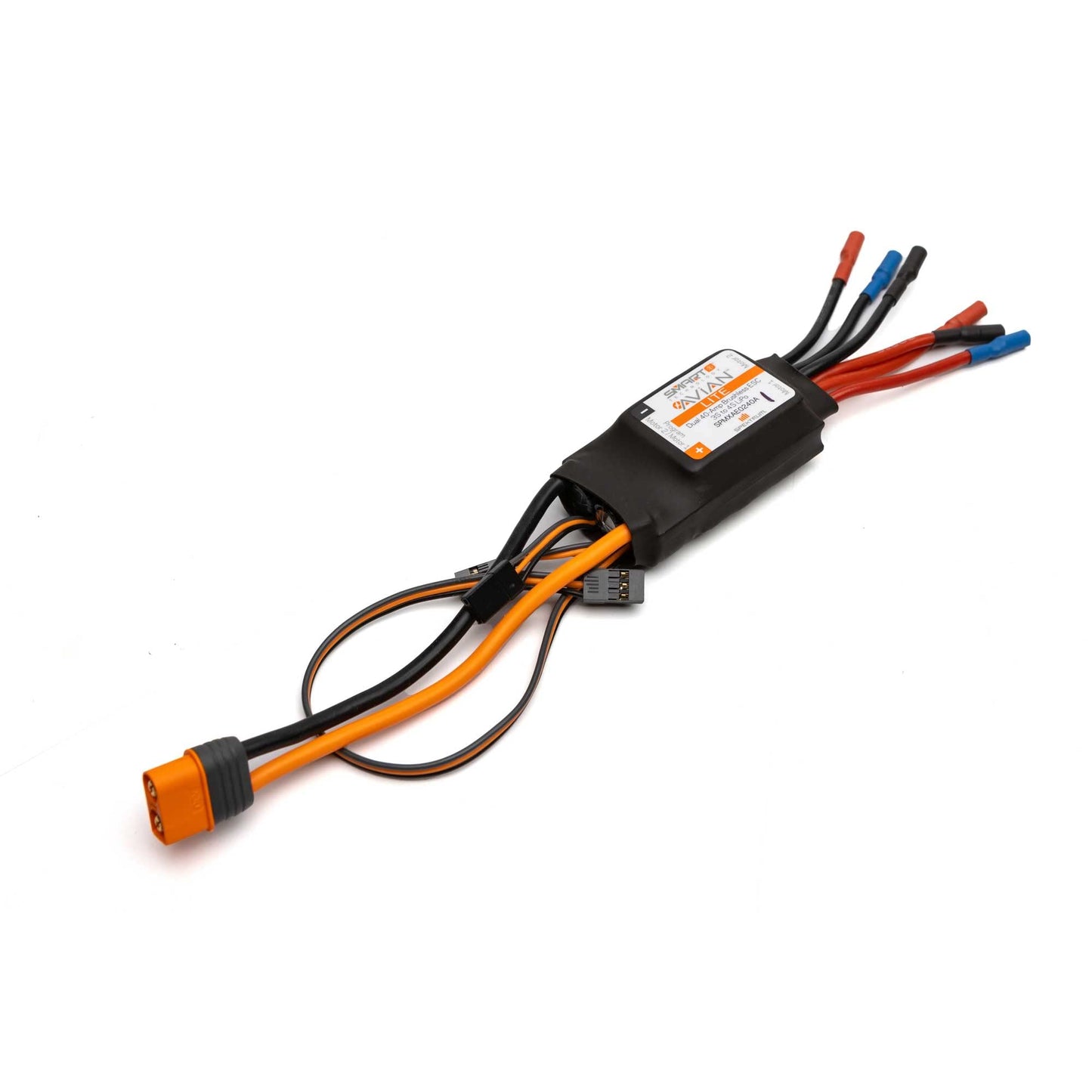 Spektrum Avian 40 Amp Dual Brushless Smart ESC, 3S-4S, SPMXAE0240A