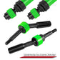 RCMYou RC Drive Shaft CVD Axles Upgrades Part for 1/10 Slash VXL 4X4,Rustler VXL 4X4,Stampede VXL 4X4,#45 Steel Front Rear Drive