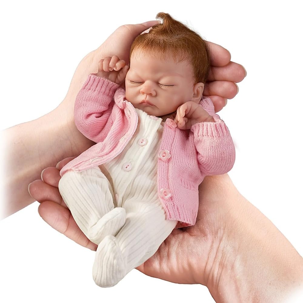 The Ashton - Drake Galleries Emmy Tiny s So Truly Real Lifelike Baby Girl Doll Realistic Fully Poseable with Soft RealTouch Vinyl Skin by Acclaimed Master Doll Artist Linda Webb 10-Inches